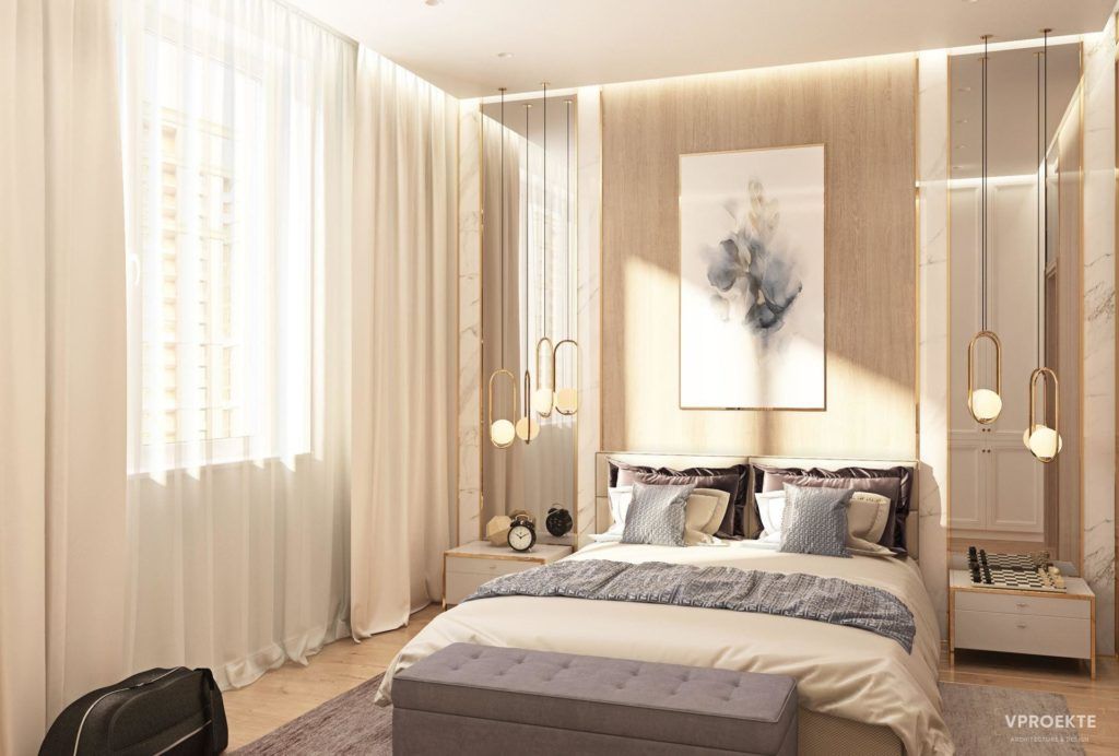 ДИЗАЙН КВАРТИРЫ В “ЖК МОСФИЛЬМОВСКИЙ”, GOLD ACCENT (144 М2)