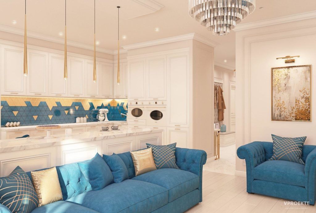 РАЗРАБОТКА ДИЗАЙНА КВАРТИРЫ “ЖК ЦАРСКАЯ ПЛОЩАДЬ” (86 М2)