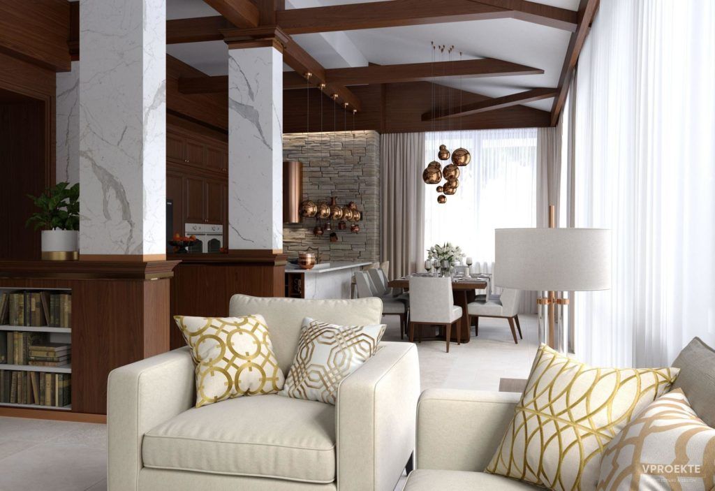 “КНЯЖЬЕ ОЗЕРО” | КОТТЕДЖ В СТИЛЕ НЕОКЛАССИКА (277 М2)