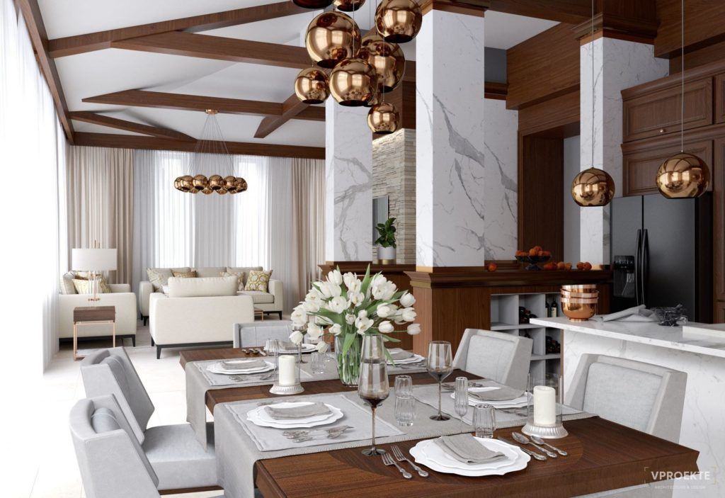 “КНЯЖЬЕ ОЗЕРО” | КОТТЕДЖ В СТИЛЕ НЕОКЛАССИКА (277 М2)