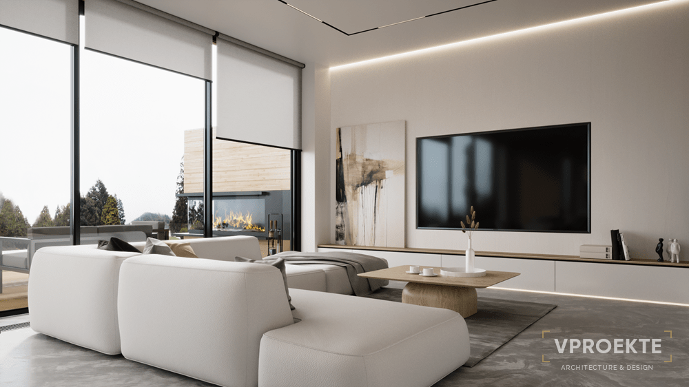 РАЙТ ХИЛЛС | КОТТЕДЖ В СОВРЕМЕННОМ СТИЛЕ WHITE NATURE