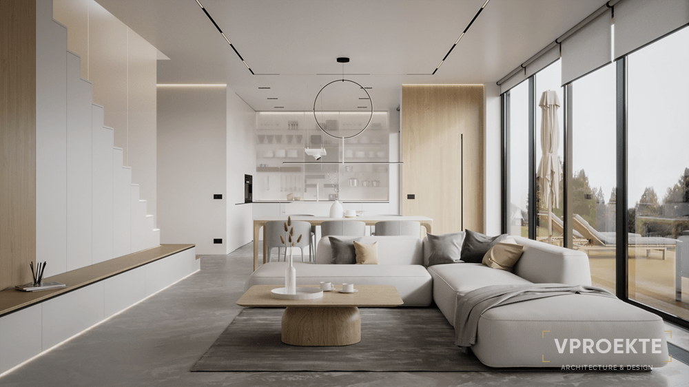 РАЙТ ХИЛЛС | КОТТЕДЖ В СОВРЕМЕННОМ СТИЛЕ WHITE NATURE