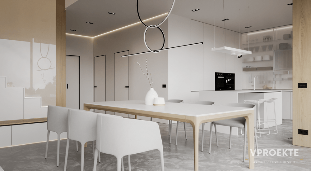 РАЙТ ХИЛЛС | КОТТЕДЖ В СОВРЕМЕННОМ СТИЛЕ WHITE NATURE