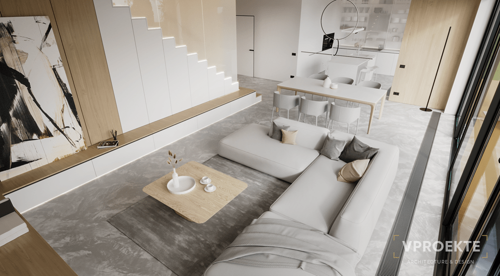 РАЙТ ХИЛЛС | КОТТЕДЖ В СОВРЕМЕННОМ СТИЛЕ WHITE NATURE