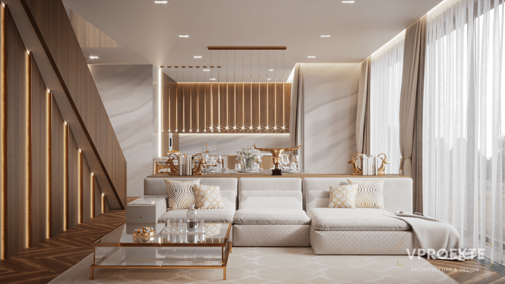 НОВОГОРСК-7 | КОТТЕДЖ В НЕОКЛАССИЧЕСКОМ СТИЛЕ GOLD ACCENT