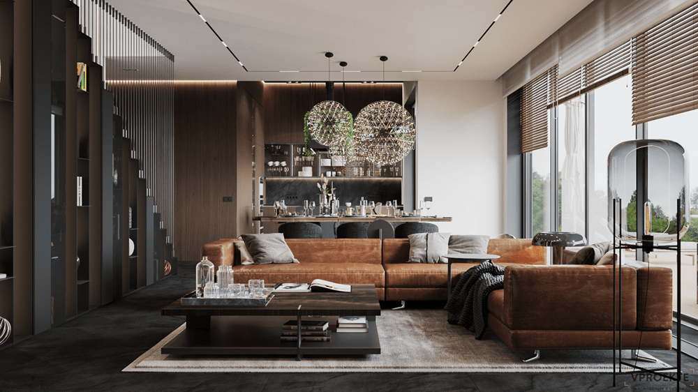 МЭДИСОН ПАРК | КВАРТИРА В СОВРЕМЕННОМ СТИЛЕ BLACK NATURE