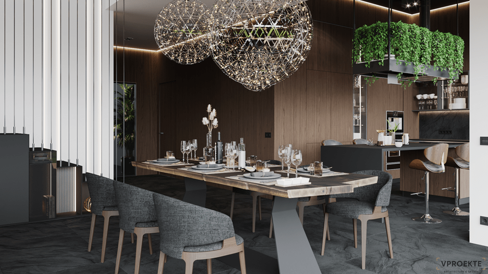 МЭДИСОН ПАРК | КВАРТИРА В СОВРЕМЕННОМ СТИЛЕ BLACK NATURE