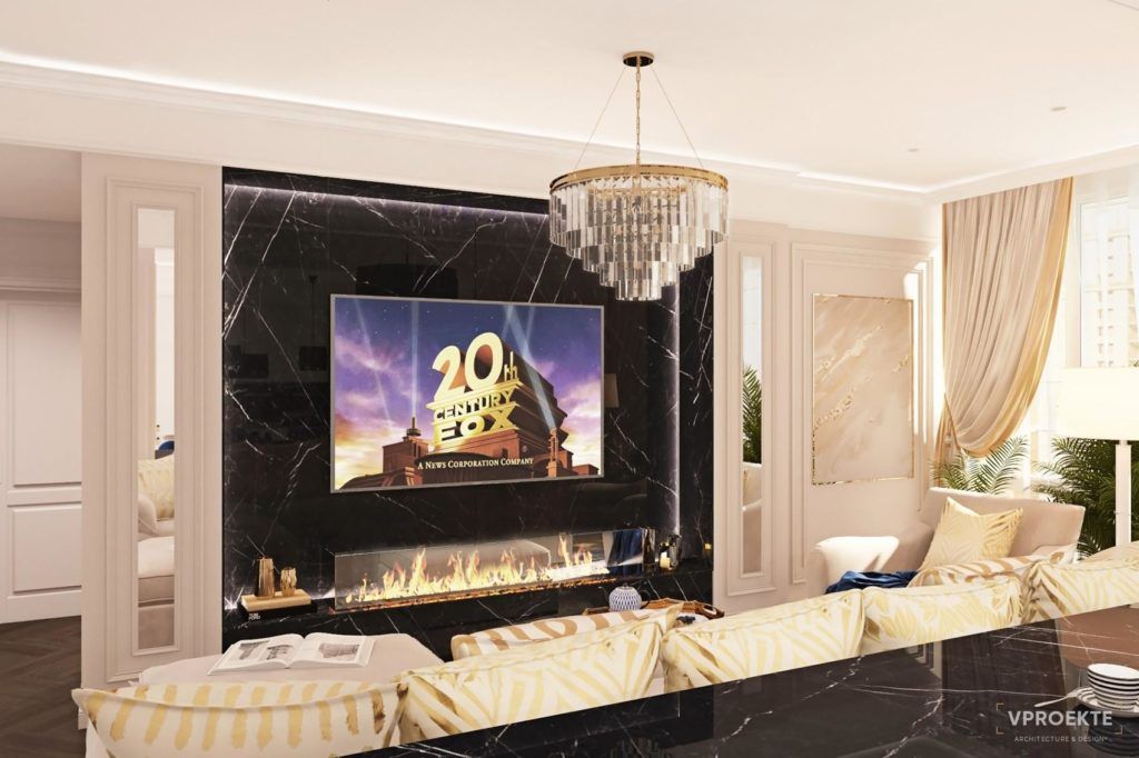 ЖК “МОСФИЛЬМОВСКАЯ 88” | ИНТЕРЬЕР КВАРТИРЫ В СТИЛЕ НЕОКЛАССИКА (138 М2)