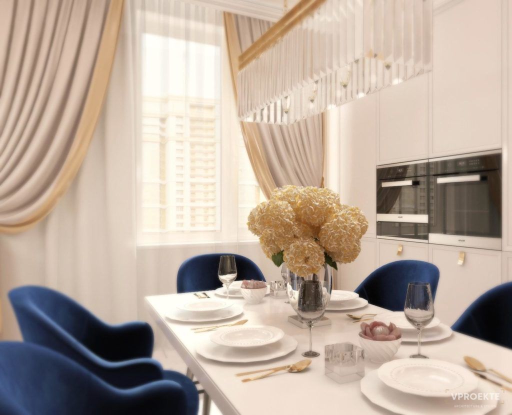 ЖК “МОСФИЛЬМОВСКАЯ 88” | ИНТЕРЬЕР КВАРТИРЫ В СТИЛЕ НЕОКЛАССИКА (138 М2)