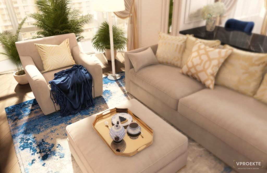 ЖК “МОСФИЛЬМОВСКАЯ 88” | ИНТЕРЬЕР КВАРТИРЫ В СТИЛЕ НЕОКЛАССИКА (138 М2)