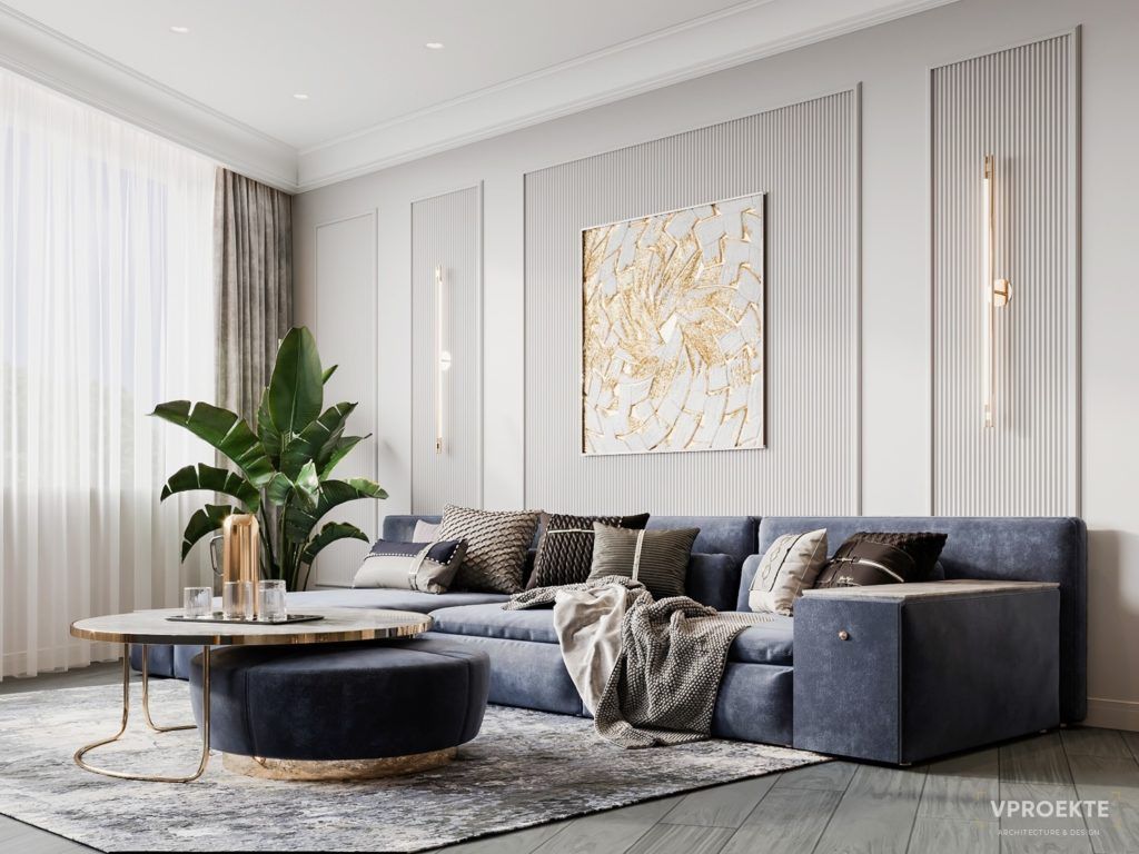 ДИЗАЙН-ПРОЕКТ КВАРТИРЫ НА ЛЕНИНСКОМ ПРОСПЕКТЕ (184 М2)