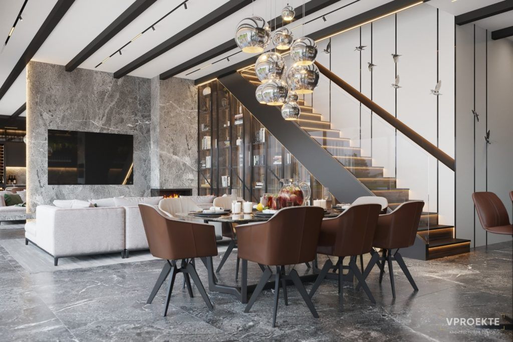 НОВОГОРСК | ДОМ В СОВРЕМЕННОМ СТИЛЕ (280 М2)