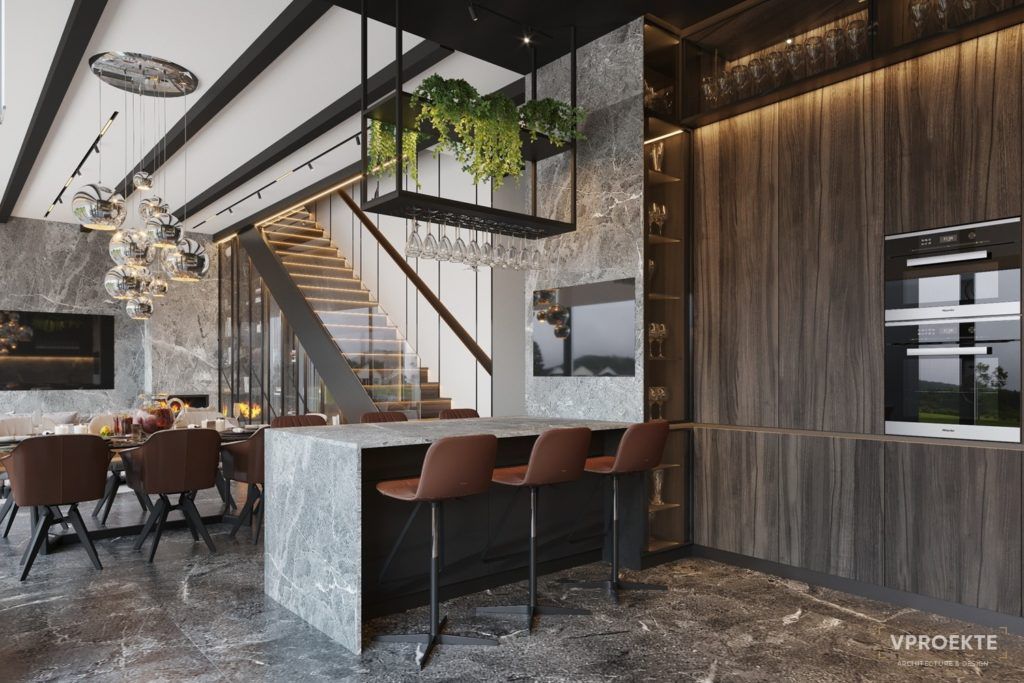 НОВОГОРСК | ДОМ В СОВРЕМЕННОМ СТИЛЕ (280 М2)