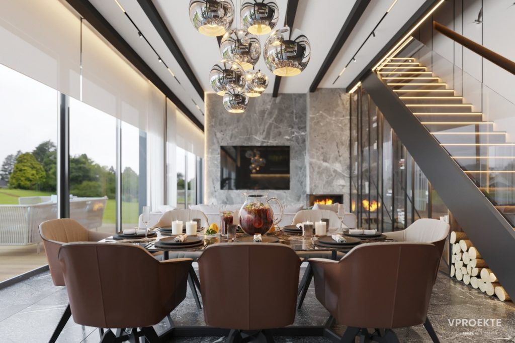 НОВОГОРСК | ДОМ В СОВРЕМЕННОМ СТИЛЕ (280 М2)