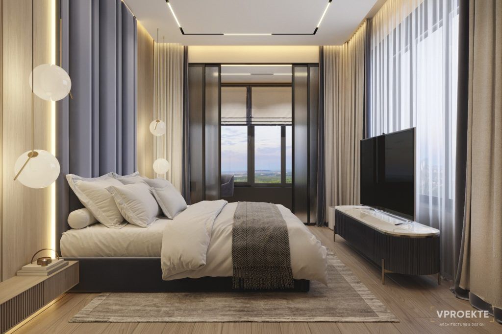 ЖК “СЕРЕБРЯНЫЙ ПАРК” | КВАРТИРА В СОВРЕМЕННОМ СТИЛЕ (121 М2)