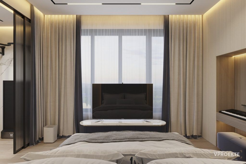 ЖК “СЕРЕБРЯНЫЙ ПАРК” | КВАРТИРА В СОВРЕМЕННОМ СТИЛЕ (121 М2)