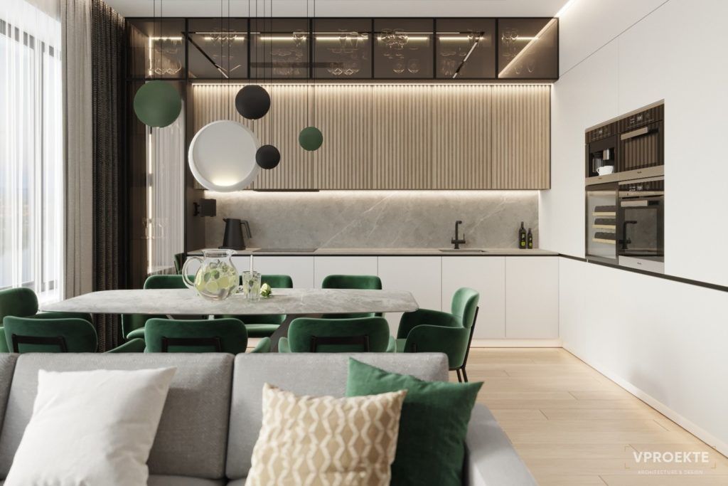 ЖК “СЕРЕБРЯНЫЙ ПАРК” | КВАРТИРА В СОВРЕМЕННОМ СТИЛЕ (121 М2)