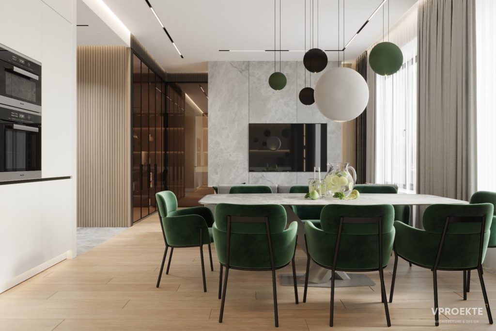 ЖК “СЕРЕБРЯНЫЙ ПАРК” | КВАРТИРА В СОВРЕМЕННОМ СТИЛЕ (121 М2)