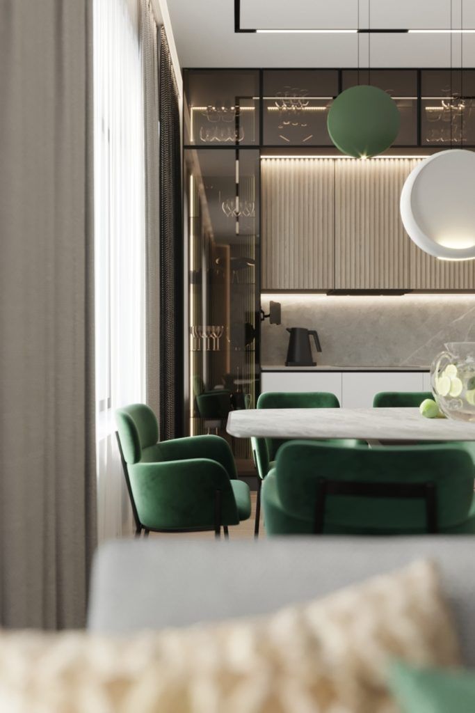 ЖК “СЕРЕБРЯНЫЙ ПАРК” | КВАРТИРА В СОВРЕМЕННОМ СТИЛЕ (121 М2)