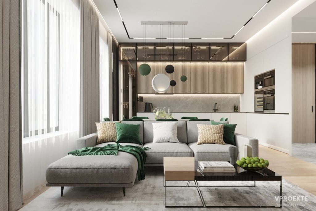 ЖК “СЕРЕБРЯНЫЙ ПАРК” | КВАРТИРА В СОВРЕМЕННОМ СТИЛЕ (121 М2)