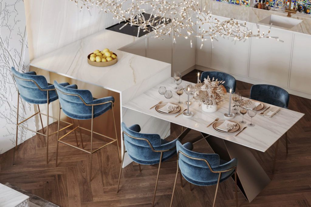 ДИЗАЙН-ПРОЕКТ ИНТЕРЬЕРА КВАРТИРЫ В ЖК “ONYX DELUXE” (122 М2)