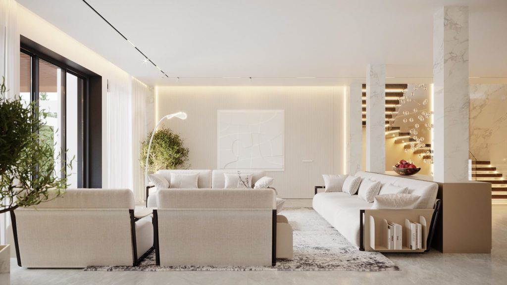 ИНТЕРЬЕР В ФОРТЕ-ДЕ-МАРМИ (794 М2)