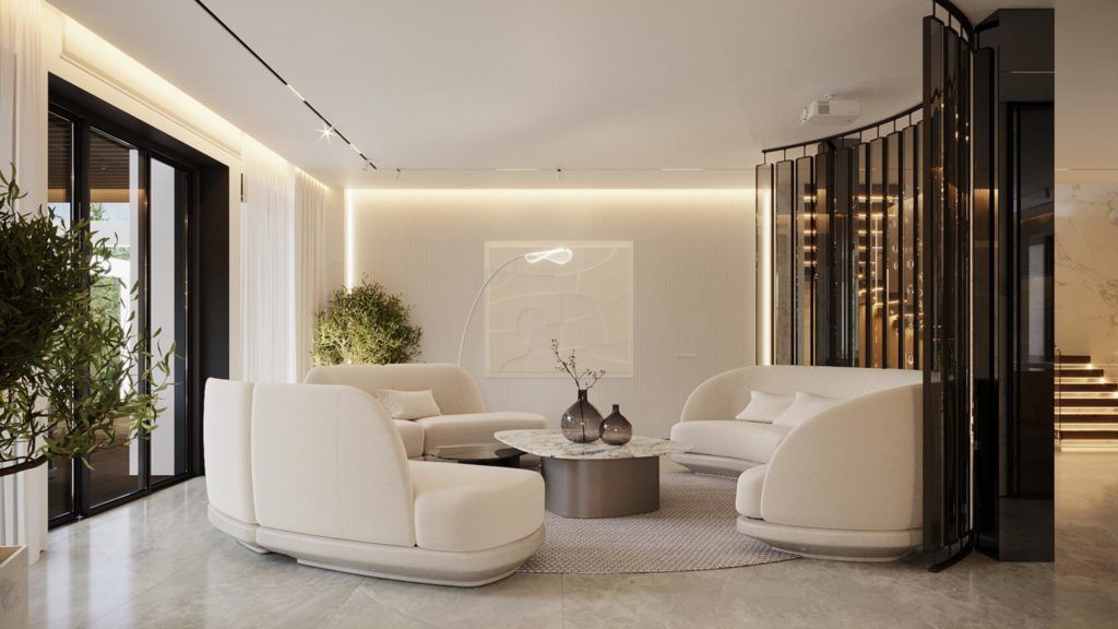 ИНТЕРЬЕР В ФОРТЕ-ДЕ-МАРМИ (794 М2)