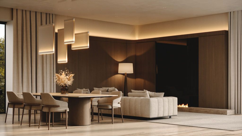 ИНТЕРЬЕР ДОМА В ЖУКОВКЕ (614 М2)