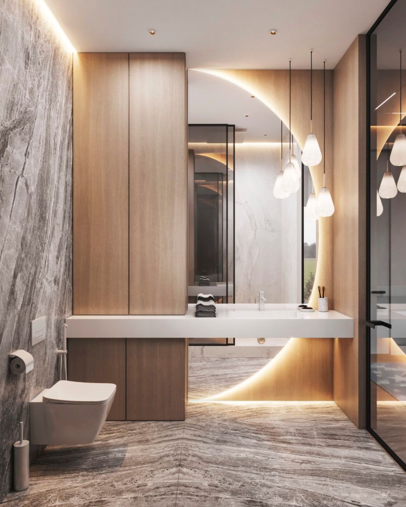 НОВОГОРСК | СОВРЕМЕННЫЙ ДИЗАЙН ДОМА У ПРУДА (280 М2)