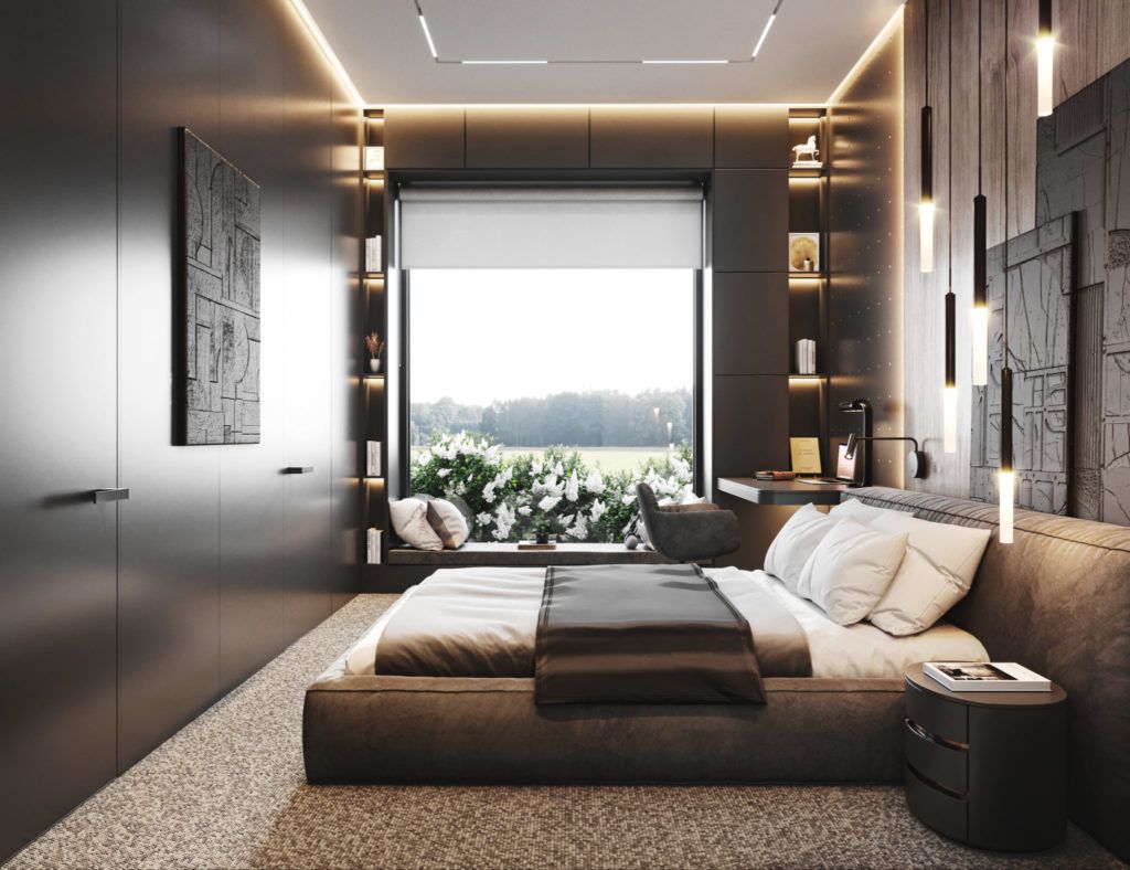 НОВОГОРСК | СОВРЕМЕННЫЙ ДИЗАЙН ДОМА У ПРУДА (280 М2)