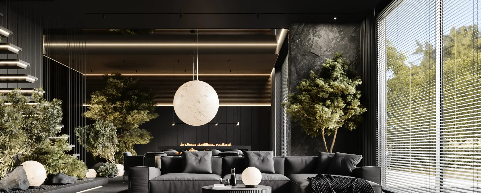 BLACK NATURE | ДОМ В ЛЕСУ (500 M2)