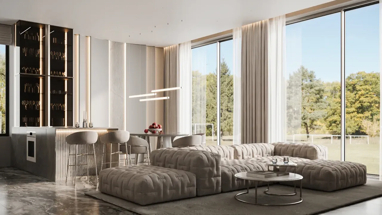 СВЕТЛЫЙ ДОМ В ХИМКАХ (200 М2)