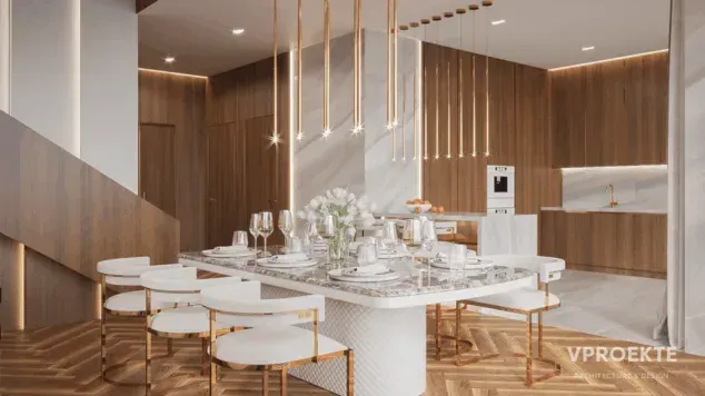 НОВОГОРСК-7 | КОТТЕДЖ В НЕОКЛАССИЧЕСКОМ СТИЛЕ GOLD ACCENT