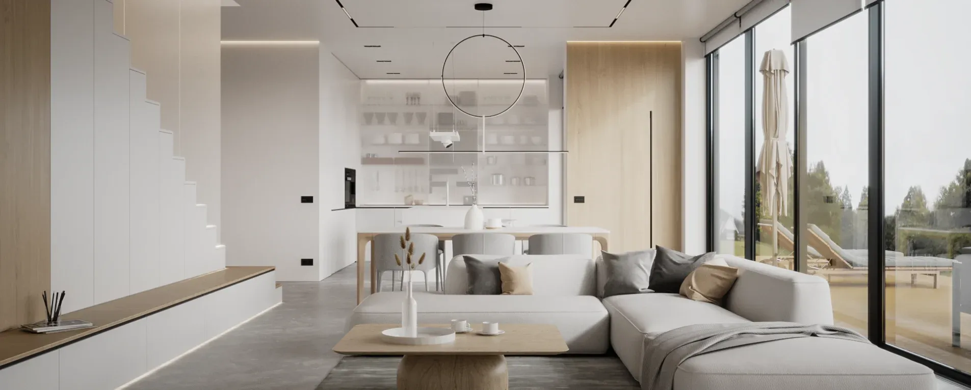 РАЙТ ХИЛЛС | КОТТЕДЖ В СОВРЕМЕННОМ СТИЛЕ WHITE NATURE