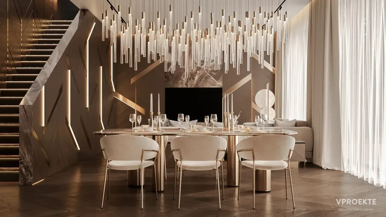 ПРОЕКТ КОТТЕДЖА В НОВОГОРСКЕ | GOLD ACCENT (280 М2)